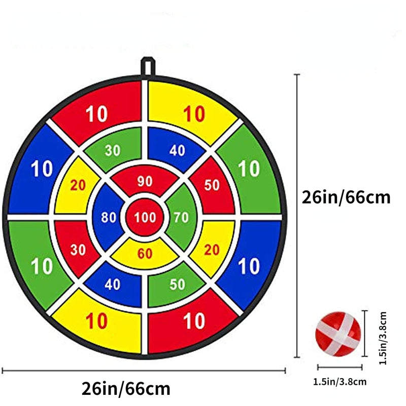 Jogo MiraKids - Alvo em Tecido com dardos de bolinhas macias com velcro