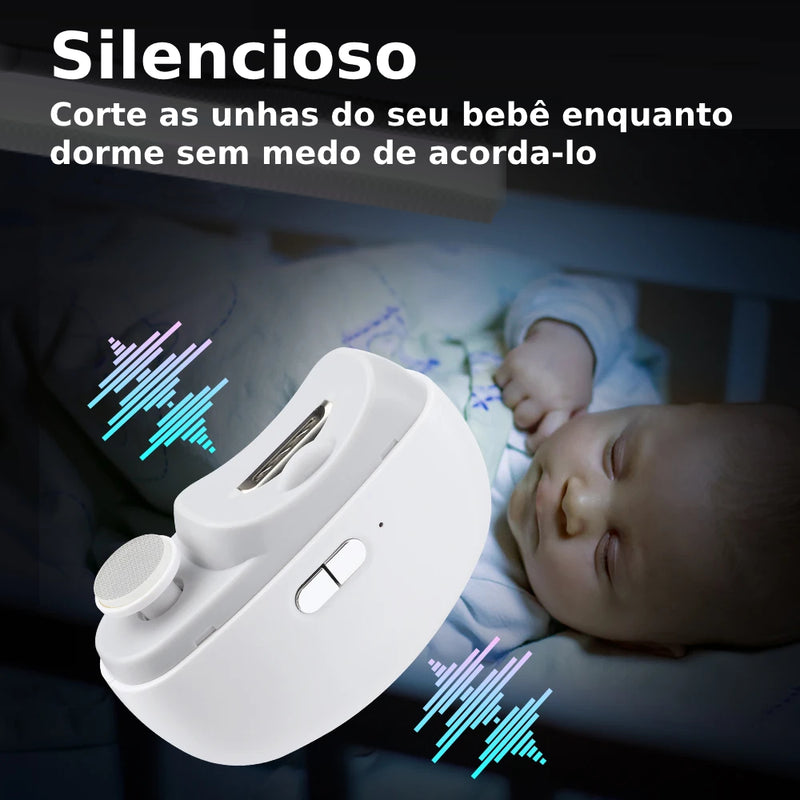 Angel Care - Cortador de Unhas Elétrico - Recarregável via USB