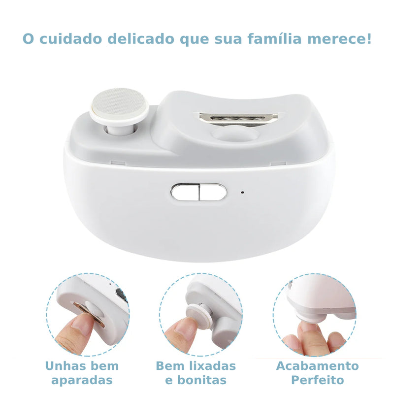 Angel Care - Cortador de Unhas Elétrico - Recarregável via USB