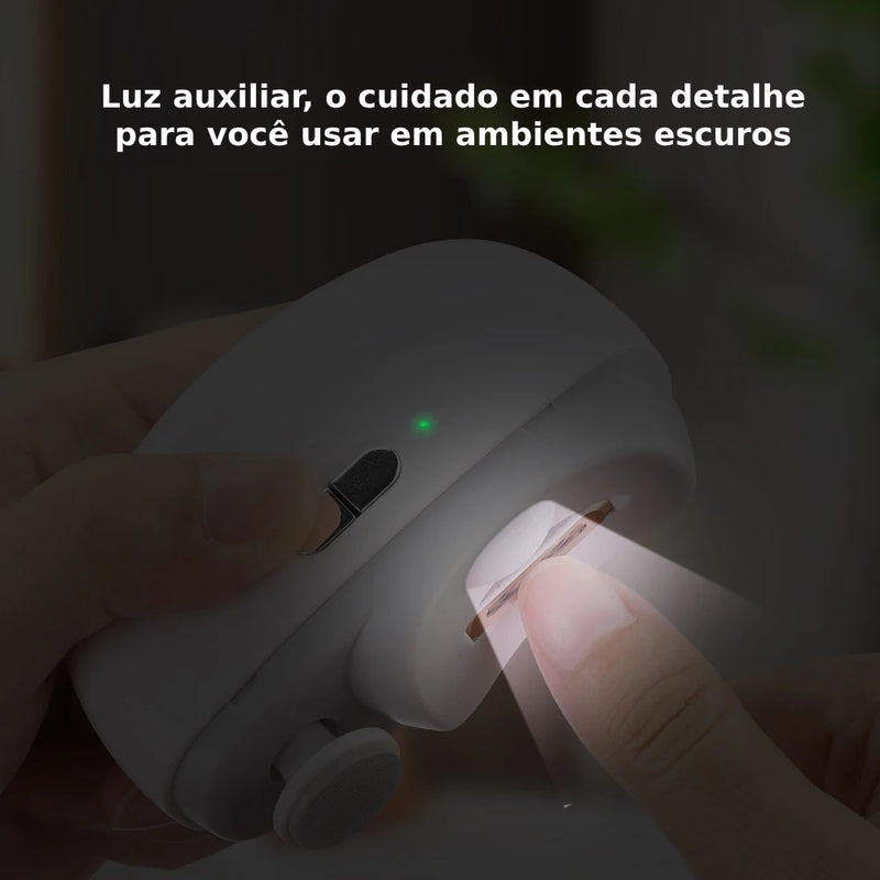 Angel Care - Cortador de Unhas Elétrico - Recarregável via USB