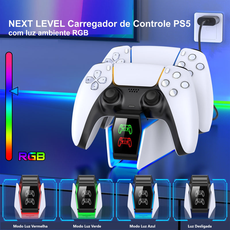 Carregador para Controle PS5 - NEXT LEVEL