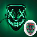 Máscara de Led Halloween - Crazy Neon Face