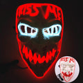 Máscara de Led Halloween - Crazy Neon Face