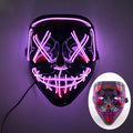 Máscara de Led Halloween - Crazy Neon Face