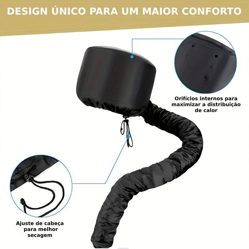 Difusor para Secador de Cabelo com Touca BeautyDryer